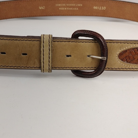 Western Style Leather Belt - Picture 3 of 13